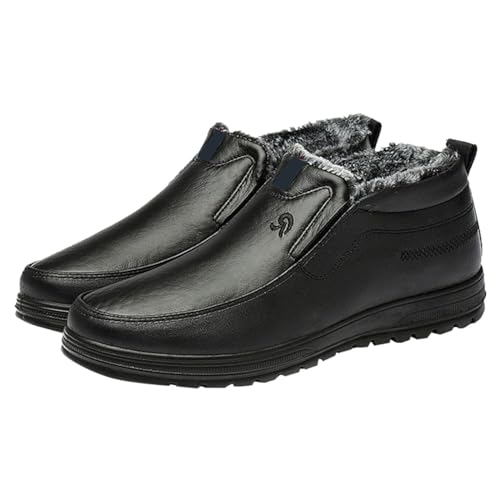 Wanderschuhe Herren Damen Warm Gefüttert Wasserdicht | Plüsch Winterschuhe Leder VerschleißFest Winterstiefel | Atmungsaktiv Outdoorboots Schwarz Dicker Schneestiefel Winter Rutschfest Damenschuhe Wanderschuhe Herren Damen Warm Gefüttert Wasserdicht | Plüsch Winterschuhe Leder VerschleißFest Winterstiefel | Atmungsaktiv Outdoorboots Schwarz Dicker Schneestiefel Winter Rutschfest Damenschuhe von Generisch