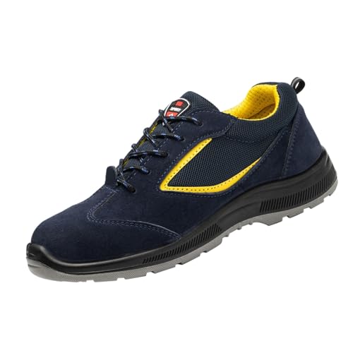 Wanderschuhe Herren Leder Schwarz Arbeitsschuhe Rutschfest Trekkingschuhe Running Sportschuhe Fitness Turnschuhe Leichtgewichts Sneaker Outdoor Breeze Schuhe Modische Freizeitschuhe Laufschuhe von Generisch