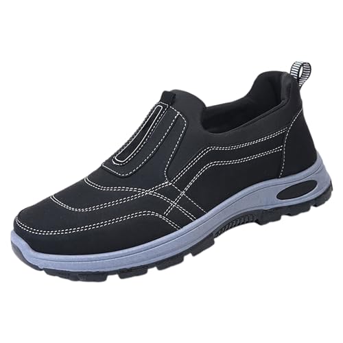 Wanderschuhe Herren Leder Trekkingschuhe Slip-On-Sicherheits Walkingschuhe Breite Füße Freizeitschuhe Einfarbig Sportschuhe Workout Wanderhalbschuhe Atmungsaktive Joggingschuhe Ausflug Reiseschuhe Wanderschuhe Herren Leder Trekkingschuhe Slip-On-Sicherheits Walkingschuhe Breite Füße Freizeitschuhe Einfarbig Sportschuhe Workout Wanderhalbschuhe Atmungsaktive Joggingschuhe Ausflug Reiseschuhe von Generisch