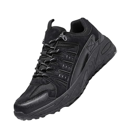 Wanderschuhe Herren Leicht - Joggingschuhe Herren Gedämpfte Laufschuhe Atmungsaktive Trekkingschuhe rutschfest Bergschuhe Bequem Barfußschuhe Abriebfest Kletterschuhe Weiche Sohle Sportschuhe von Generisch