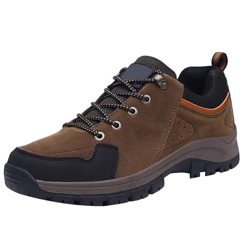 Wanderschuhe Herren Mit Arch Support - OrthopäDische Schuhe Herren Wildleder Wasserdicht Outdoorschuhe Bequem Leichte Atmungsaktive Walkingschuhe StraßEnlaufschuhe Langlebig Sicherheitsschuhe von Generisch