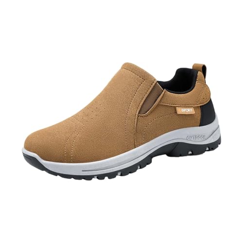 Wanderschuhe Herren Slip On Sneaker Sportschuhe Walkingschuhe - Bequeme rutschfeste Trekkingschuhe Freizeitschuhe Arbeitsschuhe - Leicht Weicher Sohle Laufschuhe Joggingschuhe Running Shoes Wanderschuhe Herren Slip On Sneaker Sportschuhe Walkingschuhe - Bequeme rutschfeste Trekkingschuhe Freizeitschuhe Arbeitsschuhe - Leicht Weicher Sohle Laufschuhe Joggingschuhe Running Shoes von Generisch
