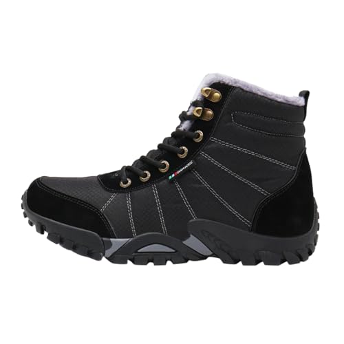 Wanderschuhe Herren Trekkingschuhe Sommer Wasserdichte Tracking Schuhe Treking-Wanderschuhe 42 Leichte Wasserdicht Angelschuhe Leicht Atmungsaktiv Wasserfeste Sneaker Schwarz Freizeitschuhe 43 von Generisch