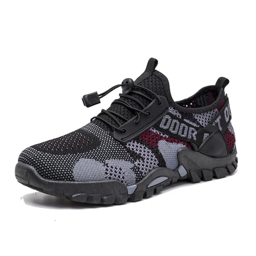 Wanderschuhe Herren Weit Trekkingschuhe Slip-On-Sicherheits Walkingschuhe Breite Füße Freizeitschuhe Einfarbig Sportschuhe Workout Wanderhalbschuhe Atmungsaktive Joggingschuhe Sommer Ausflug Schuhe Wanderschuhe Herren Weit Trekkingschuhe Slip-On-Sicherheits Walkingschuhe Breite Füße Freizeitschuhe Einfarbig Sportschuhe Workout Wanderhalbschuhe Atmungsaktive Joggingschuhe Sommer Ausflug Schuhe von Generisch