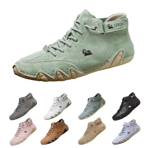 Wanderschuhe Schuhe Herren Damen Unsex Sneaker Ergonomischer Wasserdichter Schmerzlindernder LederBarfußschuh Orthopädische Wanderschuhe Wander Schuhe Herren von Generisch
