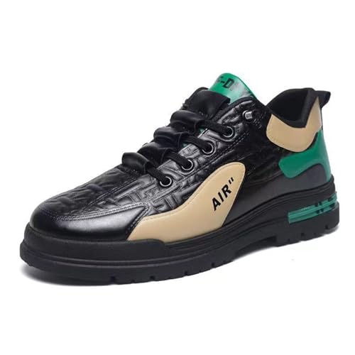 Wanderschuhe für Herren, weite Passform, atmungsaktive Mesh-Sneaker, Schlupf-Sneaker mit rutschfester dicker Sohle, leichte Wanderschuhe mit Fußgewölbeunterstützung, athletischer Laufschuh mit von Generisch