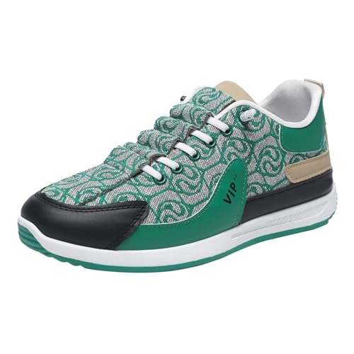 Wanderschuhe für Herren, weite Passform, atmungsaktive Mesh-Sneaker, Schlupf-Sneaker mit rutschfester dicker Sohle, leichte Wanderschuhe mit Fußgewölbeunterstützung, athletischer Laufschuh mit von Generisch