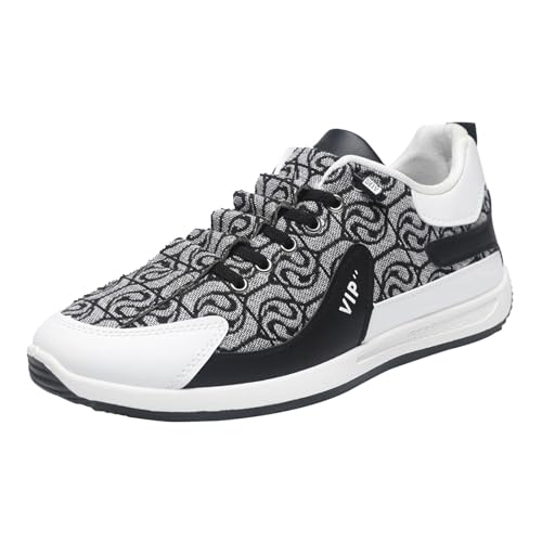 Wanderschuhe für Herren, weite Passform, atmungsaktive Mesh-Sneaker, Schlupf-Sneaker mit rutschfester dicker Sohle, leichte Wanderschuhe mit Fußgewölbeunterstützung, athletischer Laufschuh mit von Generisch