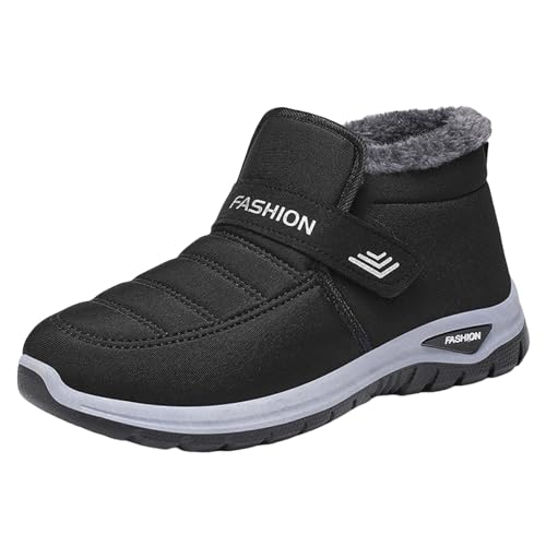 Wanderstiefel Damen Wasserdicht Schneestiefel Dickes Fleece Winterstiefel Rutschfeste Sohlen Wanderschuhe Sport Casual Outdoorschuhe Gemütlich Stiefeletten Weich Leicht Schlupfstiefel von Generisch