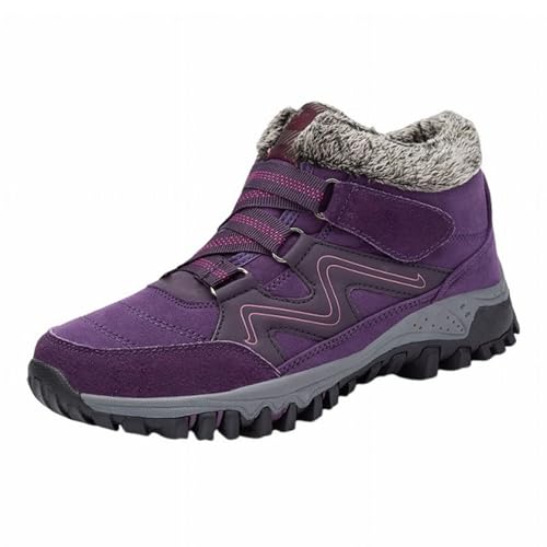 Wanderstiefel Damen Winterschuhe Warm Gefütterte Outdoor rutschfest Trekkingschuhe Wanderhalbschuhe Winter Warm Arbeit Bequeme Stiefel Damen Reitstiefeletten Kurzschaft Ankle Boots Winterschuhe Wanderstiefel Damen Winterschuhe Warm Gefütterte Outdoor rutschfest Trekkingschuhe Wanderhalbschuhe Winter Warm Arbeit Bequeme Stiefel Damen Reitstiefeletten Kurzschaft Ankle Boots Winterschuhe von Generisch