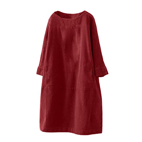 Warehouse Deals Angebote Sale Damen Sommerkleider Damen Kleider Sommer Elegant Frauen Vintage- Corduroy Solide Langarm-Lockeres Freizeitkleid Schwarzes Kleid Spitze Damen Kleider Sale Angebote Warehouse Deals Angebote Sale Damen Sommerkleider Damen Kleider Sommer Elegant Frauen Vintage- Corduroy Solide Langarm-Lockeres Freizeitkleid Schwarzes Kleid Spitze Damen Kleider Sale Angebote von Generisch