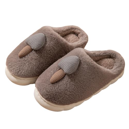 Warme Hausschuhe Damen, Gemütliche Pantoffeln mit Blumenmustern, Bequeme Kuschelslipper für Zuhause, Winter Pantoffeln mit Flauschiger Innenseite, Anti-Rutsch Hausschuhe für Küche, Schlafzimmer Warme Hausschuhe Damen, Gemütliche Pantoffeln mit Blumenmustern, Bequeme Kuschelslipper für Zuhause, Winter Pantoffeln mit Flauschiger Innenseite, Anti-Rutsch Hausschuhe für Küche, Schlafzimmer von Generisch