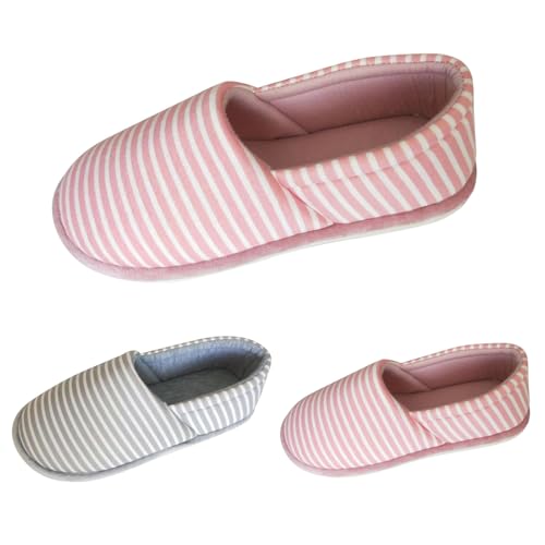 Warme Hausschuhe Damen Geschlossen Hausschuhe-Damen Winter Gefüttert Winterhausschuhe Thermo Kuschelhausschuhe Weich Hauspantoffeln Elegante Filzhausschuhe Breite Füße Hausschlappen Leicht Pantoletten von Generisch