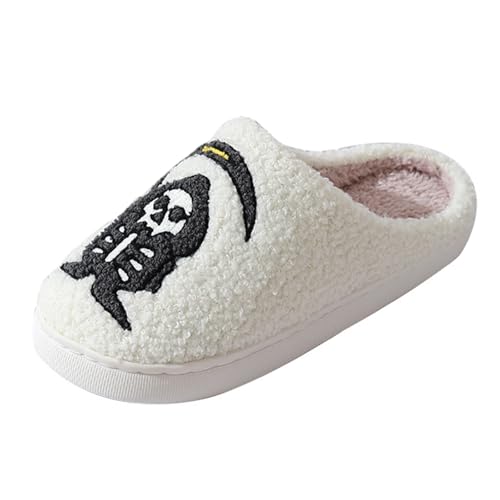 Warme Hausschuhe Damen Winter, Pantoffeln Damen Plüsch Cute Motiv Hausschlappen Bequeme Fluffy Plüschschuhe Cartoon Schlappen Flauschig Filz Hauspantoffeln Cozy Filzhausschuhe Slides Schlupfschuhe von Generisch