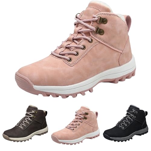 Warme Winterschuhe Herren Damen Winterstiefel Outdoor Winterboots Gefüttert Schneestiefel Verschleißfest Arbeitsschuhe Wasserdicht Wanderstiefel Damenstiefel & Stiefeletten von Generisch