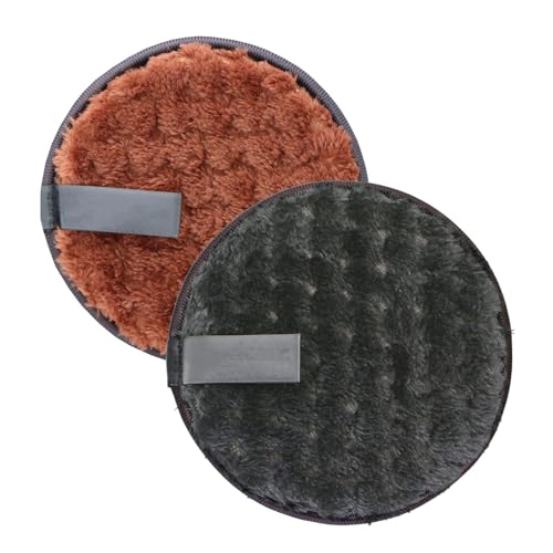 Waschbar Abschminkpads | Make-up Entferner Pads | Mikrofaser Runde Weiche Gesichtsreinigung Puffs | Waschbar und Wiederverwendbar Doppelseitige Make-up Pads | Einfaches Entfernen von Make-up (4) von Generisch