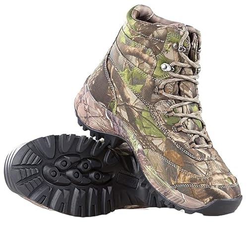 Wasserdichte, Rutschfeste Camouflage-Wanderschuhe FüR MäNner, Leichte Und Robuste Taktische Outdoor-Stiefel (camouflage, Erwachsene, Herren, 39, Numerisch, EU Schuhgrößensystem, M) von Generisch