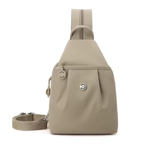 Wasserdichte 2-Wege-Pendlertasche, bequem, bequem, für Pendler, Outdoor, 2-in-1, Oxford-Tragetasche, umschaltbarer Rucksack, Hellkhaki, 30*20*14cm von Generisch