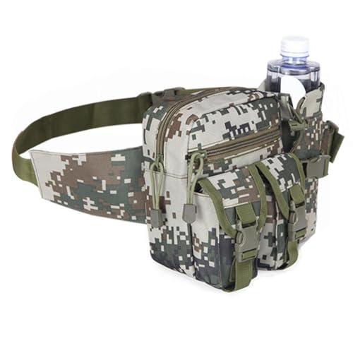 Wasserdichte Nylon-Bauchtasche für Herren, Militär, Armee, Wandern, Outdoor, Bauchtasche, Sport, Camping, Bauchtasche, Schultertasche, e von Generisch