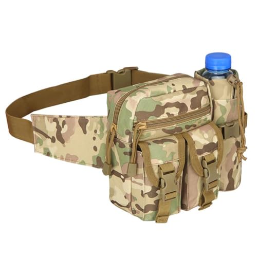 Wasserdichte Nylon-Gürteltasche für Herren, Militär, Armee, Wandern, Outdoor, Camping, Schultertasche, Brustgurt, Bauchtasche, Bauchtasche, Sport, g von Generisch
