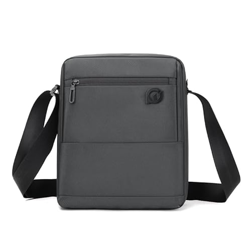 Wasserdichte Nylon-Umhängetasche für Damen und Herren, modische Outdoor-Reisetasche mit Reißverschlusstasche, leichte Alltagstasche für Sport, Arbeit oder Pendeln, Grau 8, Einheitsgröße Wasserdichte Nylon-Umhängetasche für Damen und Herren, modische Outdoor-Reisetasche mit Reißverschlusstasche, leichte Alltagstasche für Sport, Arbeit oder Pendeln, Grau 8, Einheitsgröße von Generisch