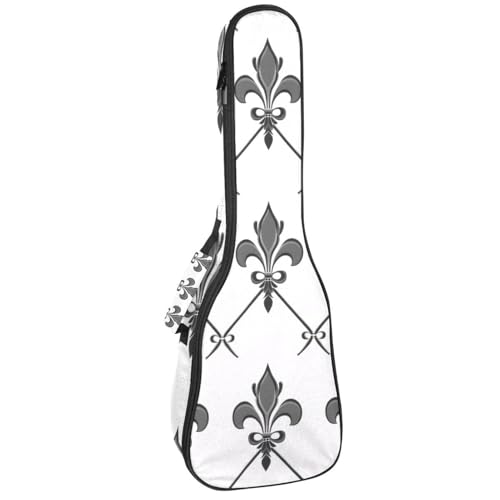 Wasserdichte Ukulelen-Tasche, robuste 58,4 cm Ukulelen-Gigbag mit Stauraum und Griff, Bauernhaus-Thema, Salbeigrün kariert, Mehrfarbig 05, 25.9x9x3.1in/66x23x8cm, Taschen-Organizer Wasserdichte Ukulelen-Tasche, robuste 58,4 cm Ukulelen-Gigbag mit Stauraum und Griff, Bauernhaus-Thema, Salbeigrün kariert, Mehrfarbig 05, 25.9x9x3.1in/66x23x8cm, Taschen-Organizer von Generisch