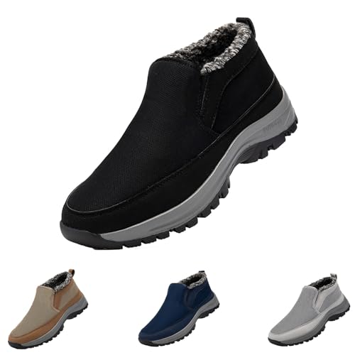 Wasserdichte Winterstiefel Herren - Warm gefüttert, absolut wetterfest für Schnee & Regen von Generisch