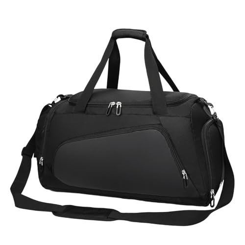 Wasserdichter Turnbeutel – Trainingstaschen mit Schuhfach | Duffel Kleiderhalter mit Schulterriemen | Große Kapazität Multi-Fächer Jugend Fußball Fitness Organizer für Laufen Basketball, mehrfarbig von Generisch