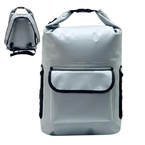 Wasserdichtes Wanderrucksack, wasserdichte Beutel zum Kajakfahren - Rucksack mit großer Kapazität wasserdichte Bootstasche im Freien,Damennacktack Regenfeste Schultern Pack für Kleidungschuhe Zwölfles von Generisch