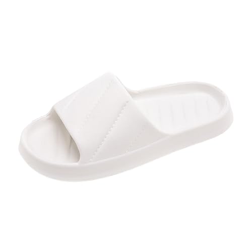 Wasserfeste Schuhe Damen Herren- Damenschuhe für den Innen- Außenbereich, modische, leichte Sandalen Bommel Damen Schuhe (White, 40) von Generisch