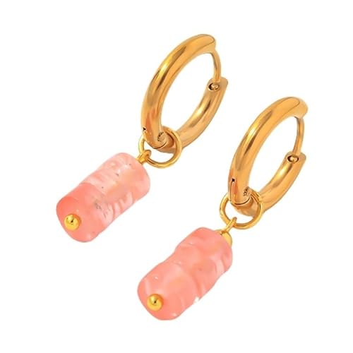 Wassermelonen Kristallperlen, Baumelnde Tropfenohrringe für Frauen, Handgefertigte Edelstein Flachscheibenperlen, Baumelnde Huggie Creolen, Retro Boho Sommer Strandschmuck Wassermelonen Kristallperlen, Baumelnde Tropfenohrringe für Frauen, Handgefertigte Edelstein Flachscheibenperlen, Baumelnde Huggie Creolen, Retro Boho Sommer Strandschmuck von Generisch