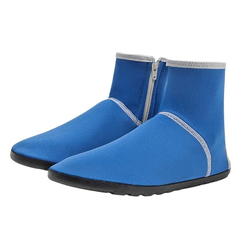 Wasserschuhe Damen Regenstiefel Aquaschuhe Schnell Trocknend Strandschuhe Surfschuhe Leicht Rutschfest Regenschuhe Outdoor Rain Boots mit Breiter Zehenbox Dicke Sohle von Generisch