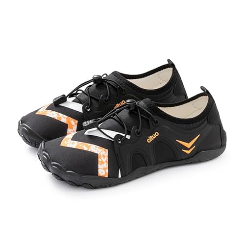 Water Shoes Diving Shoes, Beach Swimming Shoes Hiking Running Shoes Outdoor Leisure Water Shoes (40,Ice Vitality Orange) von Generisch