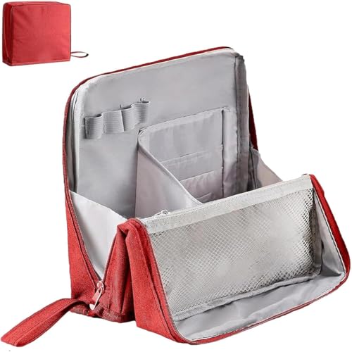 Waterproof Organizer with Compartments,Multi-Purpose Large Capacity Makeup Bag,Wide-Open Travel Cosmetic Bag von Generisch