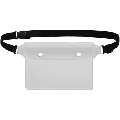 Waterproof Waist Pack, Portable Fanny Pack, 10.63x9.45 Inches Convenient Cell Phone Passport Wallet Purse Dry Protector for Boating Swimming Snorkeling Kayaking Beach Pool Travel von Generisch