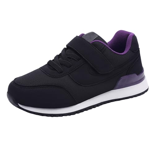 Generisch Weich Sportschuhe Walkingschuhe Damen Atmungsaktive und leichte Freizeitsportschuhe für Damen,modisch,bequem und Sneaker Schwarz Sneaker Sportschuhe (Dark Blue,36) von Generisch