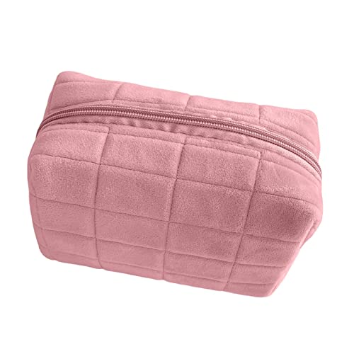 Weiches Kissen-Federmäppchen, Aufbewahrungstasche für Prüfungsstifte, große Kapazität, einfarbig, modisch, niedliches Federmäppchen, tragbares Journaling-Zubehör, ästhetisches Schreibwarenzubehör für von Generisch