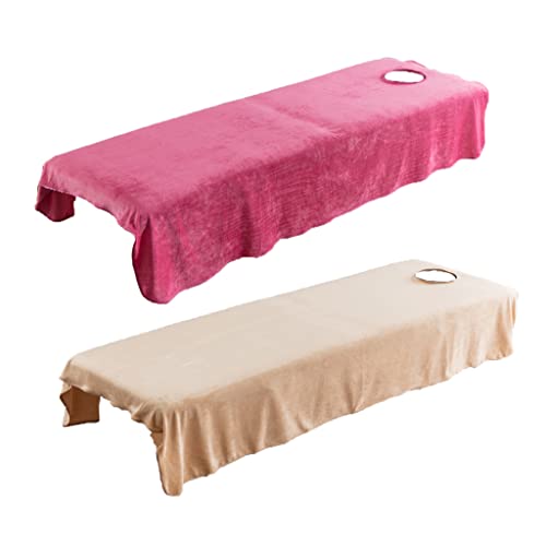 Weiches Kristallsamt-Massage-Bettlaken-Set, Rosy Camel, 120 x 190 cm Weiches Kristallsamt-Massage-Bettlaken-Set, Rosy Camel, 120 x 190 cm von Generisch