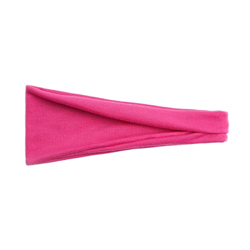 Weiches Stirnband für Unisex, Damen, Freizeit, Sport, einfarbig, Yoga, Haarband, elastisch, schweißabsorbierend, Haarband von Generisch