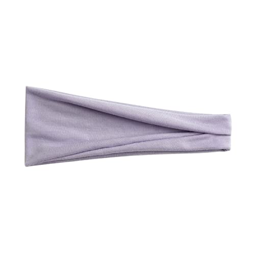 Weiches Stirnband für Unisex, Damen, Freizeit, Sport, einfarbig, Yoga, Haarband, elastisch, schweißabsorbierend, Haarband von Generisch