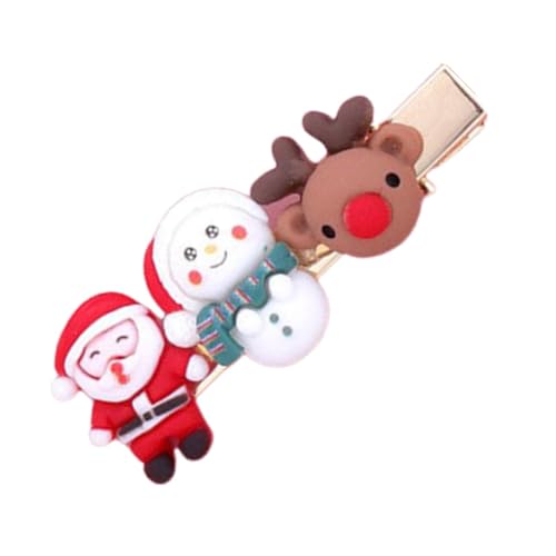 Weihnachten Haarspange Santa | Niedliche Haarnadeln für Weihnachten Festlich - Weihnachten Haarschmuck Weihnachten Haar Styling Pins für Mädchen von Generisch