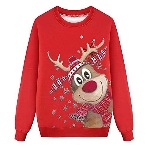 Weihnachten Pullover Set Partnerlook Pärchen Weihnachtspullover Familie Set Gestrickte Pullover Strickpullover Winterpullover Weihnachtspulli Sweatshirt Damen Herren Kinder Familien Outfit Weihnachten von Generisch
