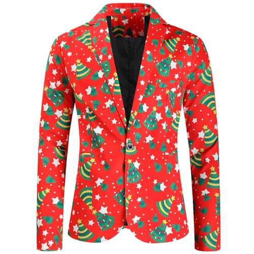 Weihnachten Sakko Herren Anzugjacke Weihnachten Weihnachtsbaum Lustig Anzug Männer Christmas Festlich Weihnachtsjacke Knopf Slim Fit Anzugjacke Party Revers Sakko Blazer Jacke Mantel Festlich Hochzeit Weihnachten Sakko Herren Anzugjacke Weihnachten Weihnachtsbaum Lustig Anzug Männer Christmas Festlich Weihnachtsjacke Knopf Slim Fit Anzugjacke Party Revers Sakko Blazer Jacke Mantel Festlich Hochzeit von Generisch