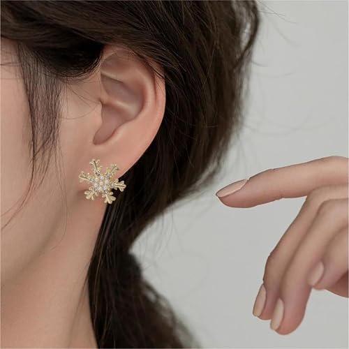 Weihnachten Schmuck Farbige Weihnachtsbaumohrringe Ohrringe für Frauen Retro Alle Weihnachten Ohrringe (C, One Size) von Generisch