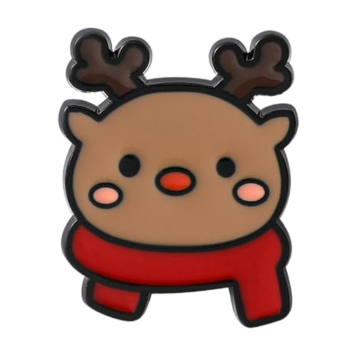 Weihnachts-Brosche – kreative und niedliche Brosche für Frauen | Weihnachtsmann-Anstecker | Pins für Kleidung | Weihnachtsbrosche für Damen und Herren, Weihnachts-Cartoon-Brosche, von Generisch