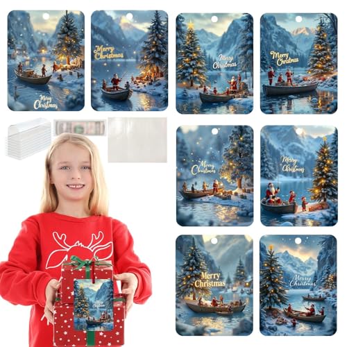 Weihnachts-Geldhalter,Weihnachts-Geldhalter | 8 Stück Drachen- -Geldhalter - Niedliche Weihnachtsornamente mit Umschlägen, Bargeld, Weihnachtszubehör für den Weihnachtsbaum von Generisch