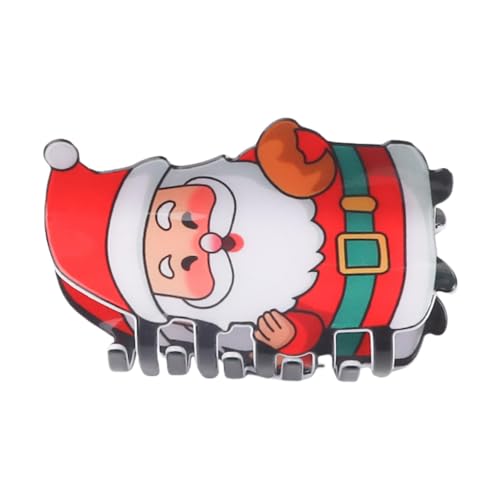 Weihnachts-Haarklammern, Weihnachtsmann- -Haarnadel, Weihnachts-Haarschmuck, rutschfest, exquisite Weihnachtsbäume, Weihnachts-Haarkiefer für Frauen und Mädchen von Generisch