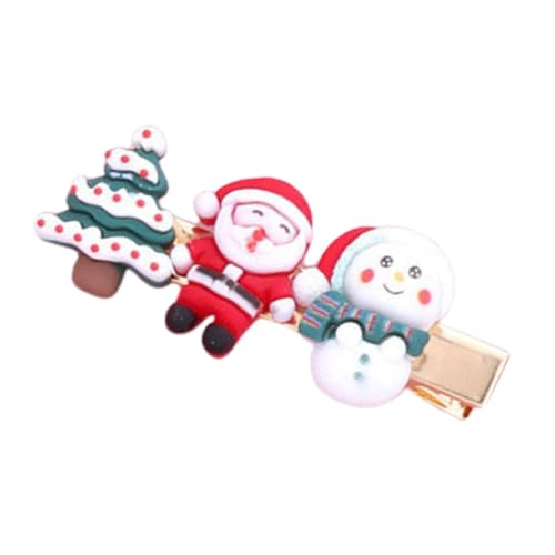 Weihnachts-Haarnadeln für Mädchen, niedliche Haarnadeln für Weihnachten, festlich, Weihnachts-Haar-Accessoires, Weihnachts-Haarstylingnadeln für Mädchen, Kleinkinder von Generisch