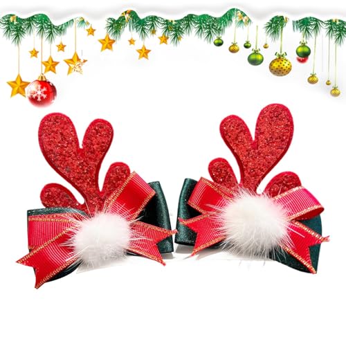 Weihnachts-Haarschmuck, Haarspangen für Frauen,Cartoon Weihnachten Haarnadel Haarspangen Zubehör | Wunderschöner Weihnachts-Haarverschluss, festlicher Haarschmuck für Weihnachtsveranstaltungen, Partys von Generisch