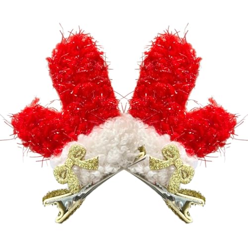 Weihnachts-Haarschmuck, Haarspangen für Frauen - Cartoon Weihnachten Haarnadel Haarspangen Zubehör | Niedlicher Weihnachts-Haarschmuck für dickes, feines Haar von Generisch